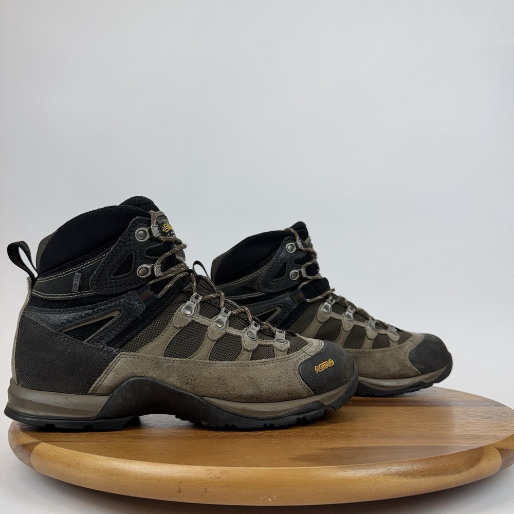 Womens Asolo Stynger GTX Brown Leather Athletic Hiking Trail Boots Size 7.5 M